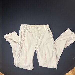 American Eagle Outfitters Cream Cargo Pants